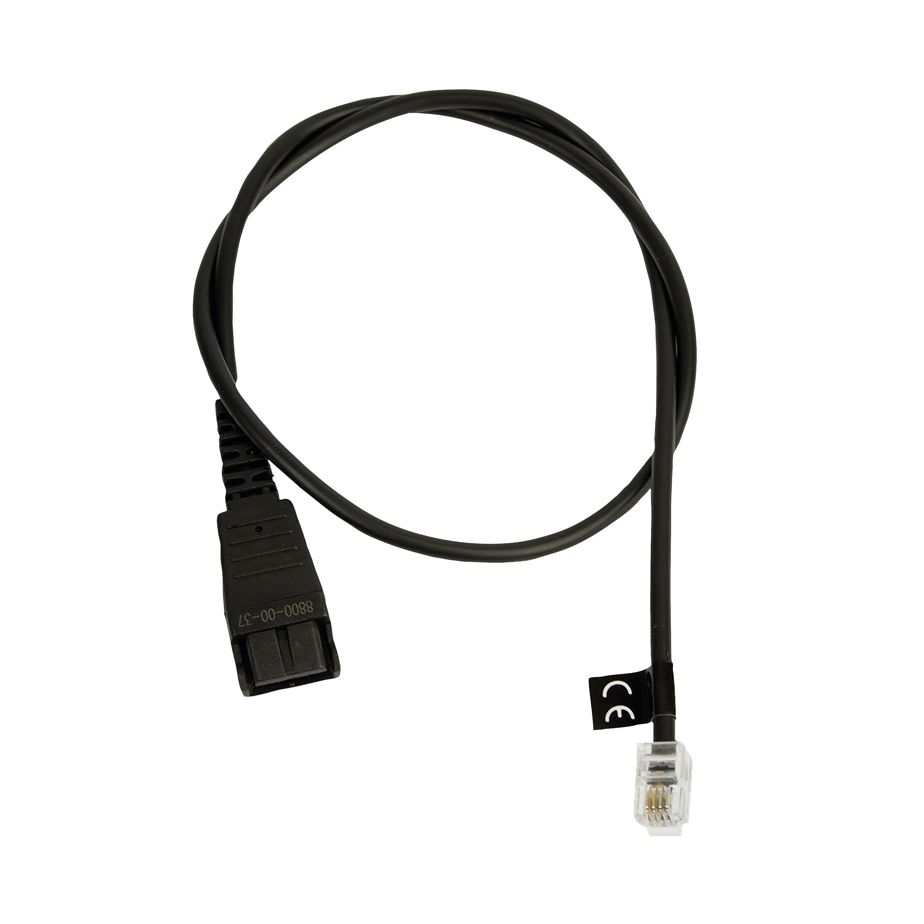 Jabra Quick Disconnect (qd) To Modular Rj Extension Cord For Cisco Ip Phones 8800-00-37