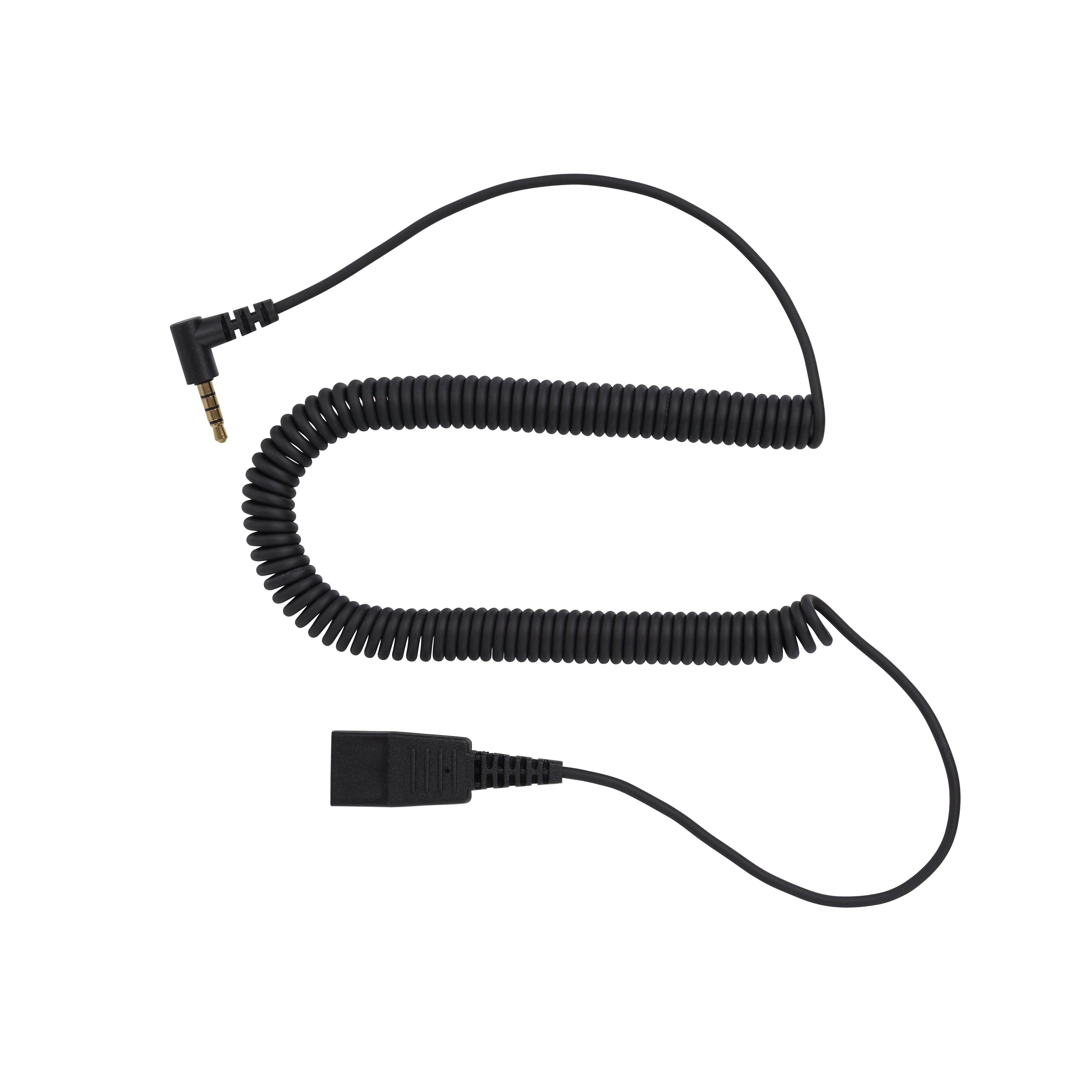 Jabra Quick Disconnect (qd) To 2.5mm Jack Coiled Cord 2m 8800-01-46