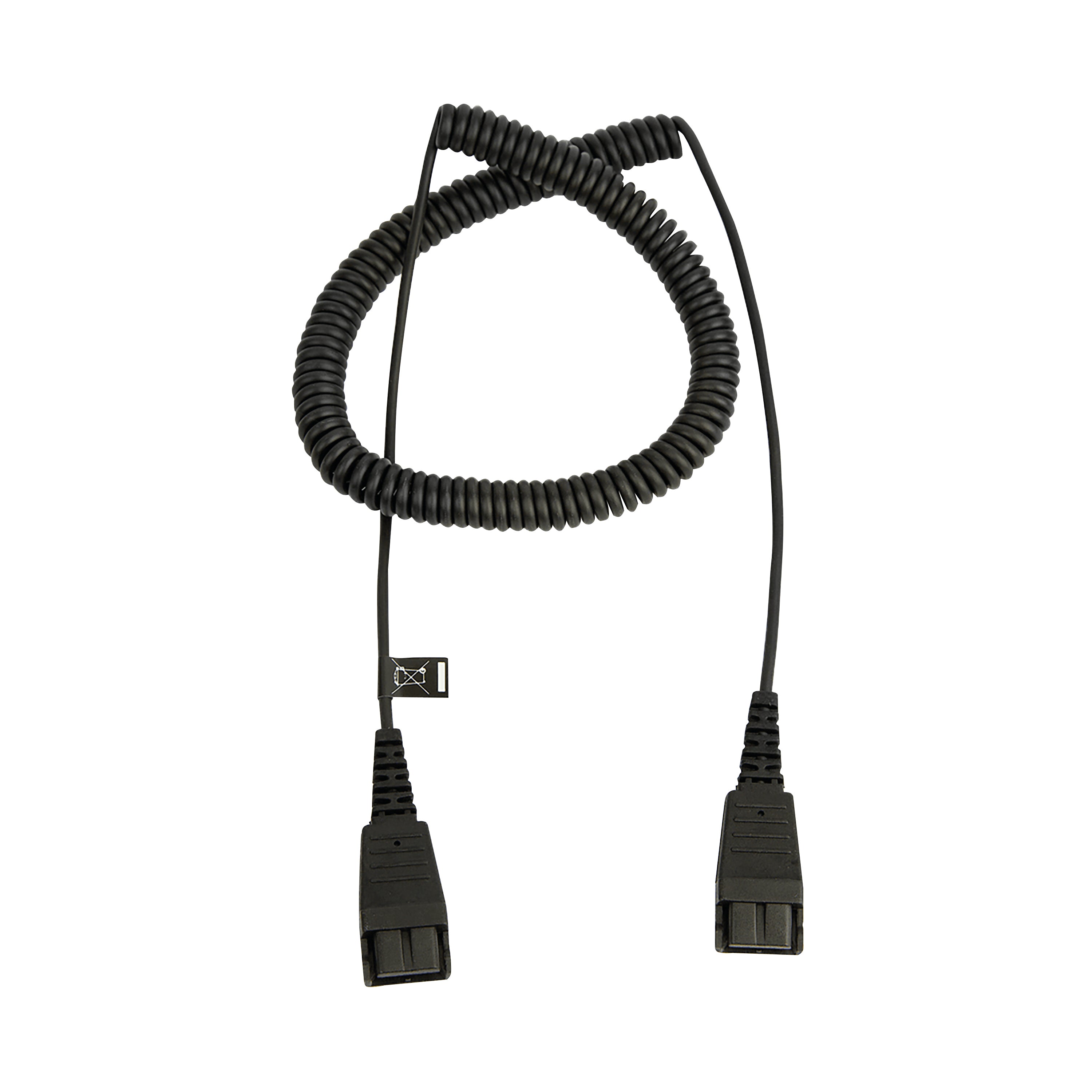Jabra Quick Disconnect (qd) To Quick Disconnect (qd) Extension Coiled Cord 2m 8730-009