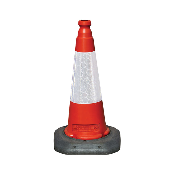 JSP Dominator 50cm Road Traffic Cone with Sealbrite Sleeve - Orange