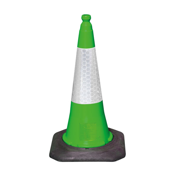 JSP Dominator 75cm Traffic Cone with Sealbrite Sleeve - Green