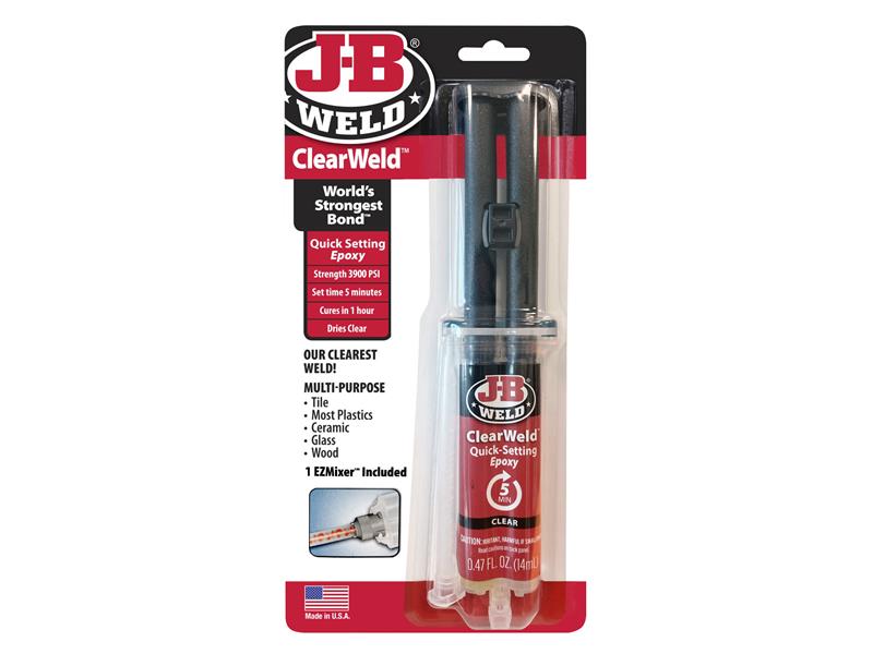 J-B Weld ClearWeld Epoxy Syringe