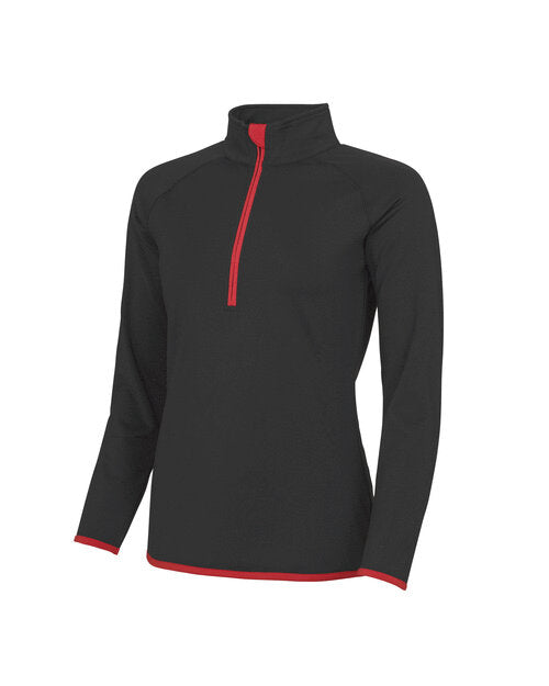 Just Cool by AWDis Womens Cool 1/2 Zip Sweat - JC036