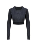 Just Cool by AWDis Ladies Long Sleeve Crop T