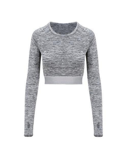 Just Cool by AWDis Ladies Long Sleeve Crop T