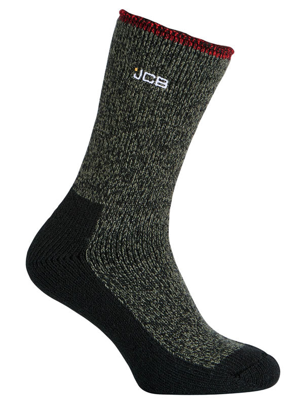 Jcb Workwear Thermasocks With Extended Achilles