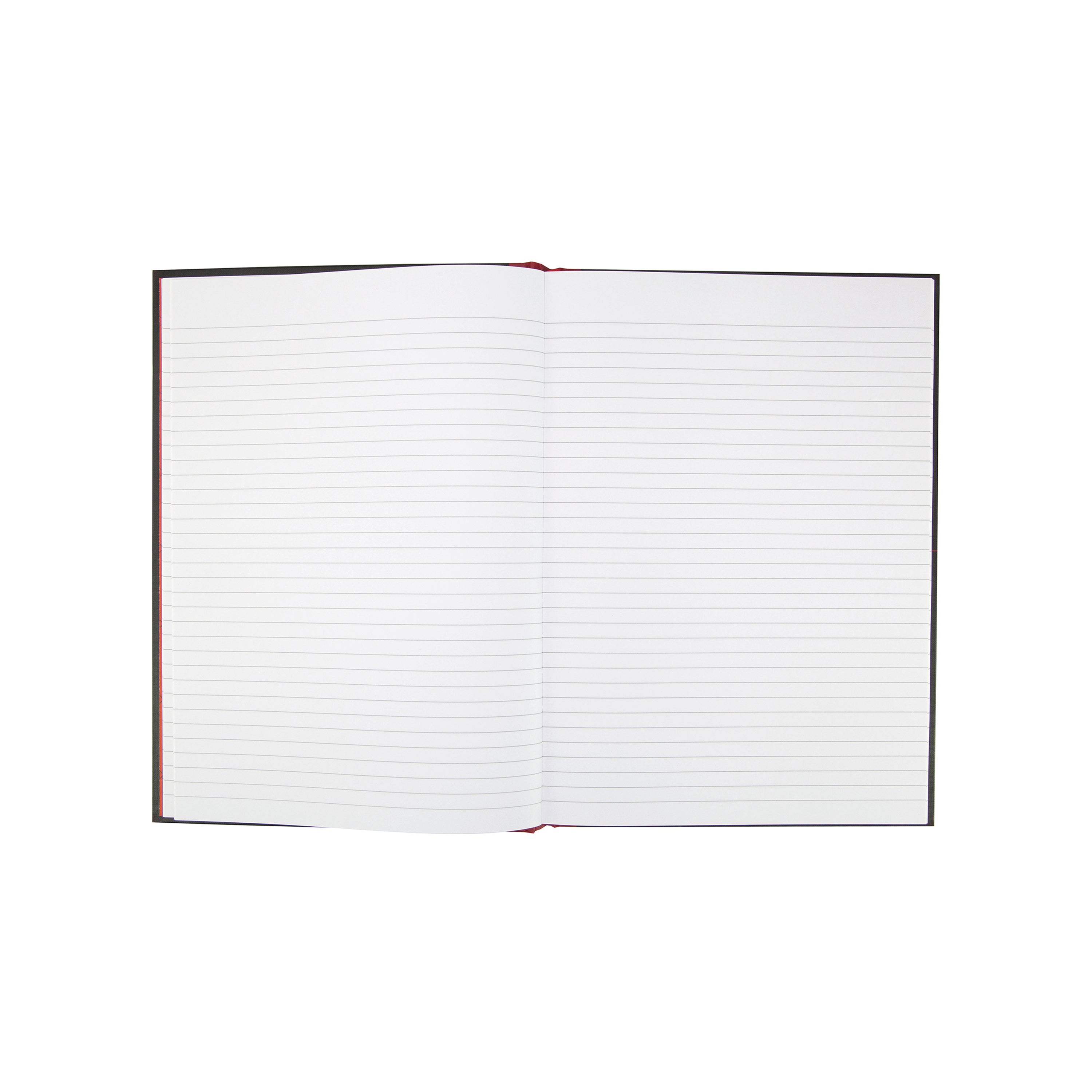 Black N Red Hardback Casebound Recycled Notebook 192 Pages A4 – (Pack of 2)