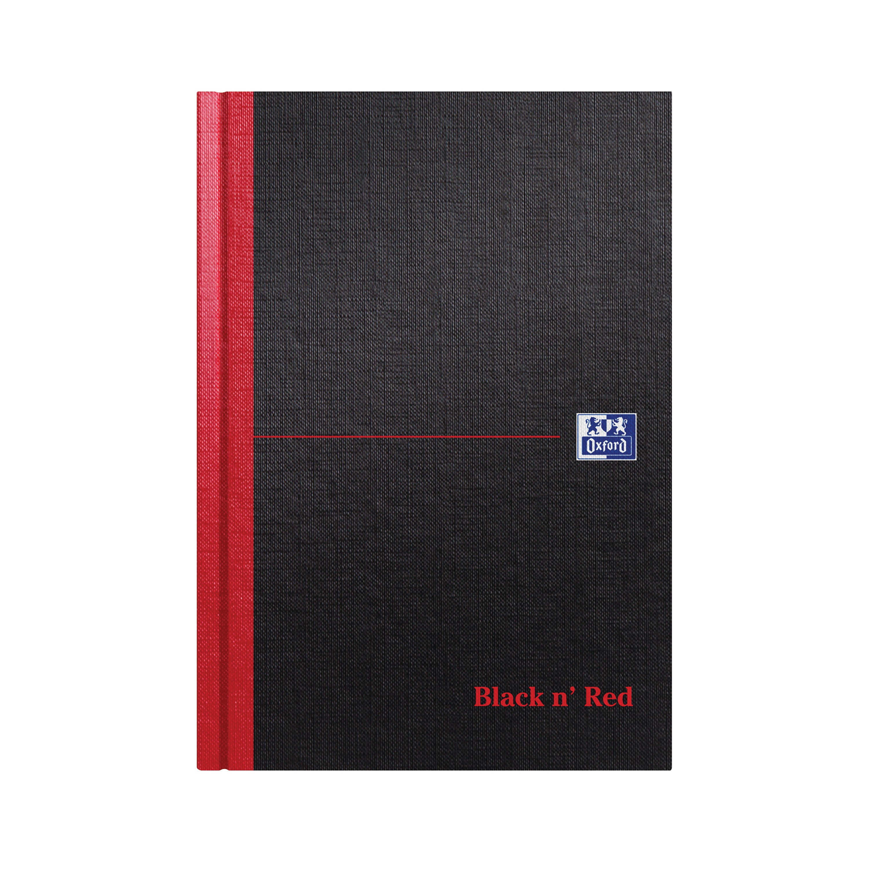 Black n' Red Casebound Hardback Single Cash Book A5 – (Pack of 5)