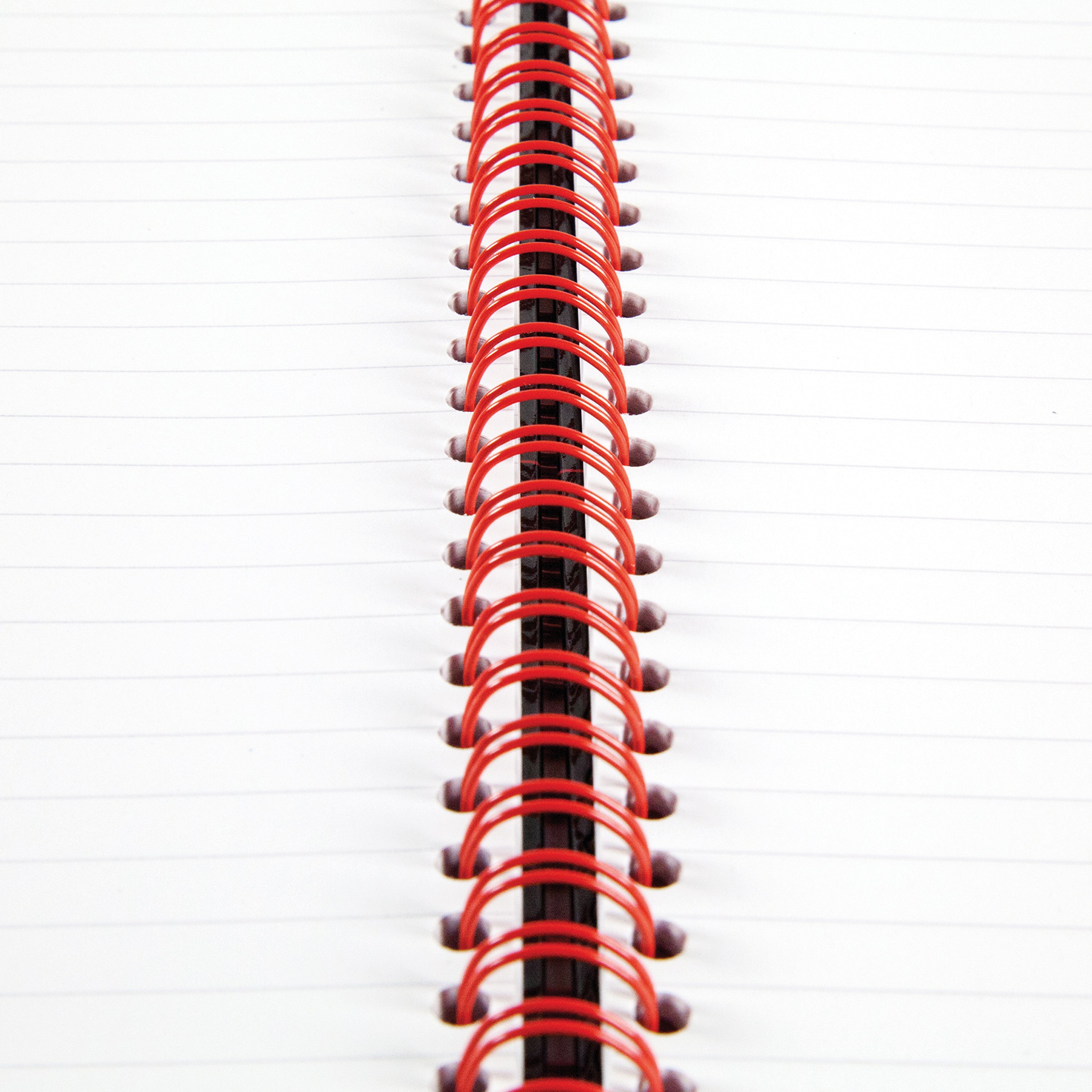 Black N Red Wirebound Ruled Hardback Notebook A4 – (Pack of 5)
