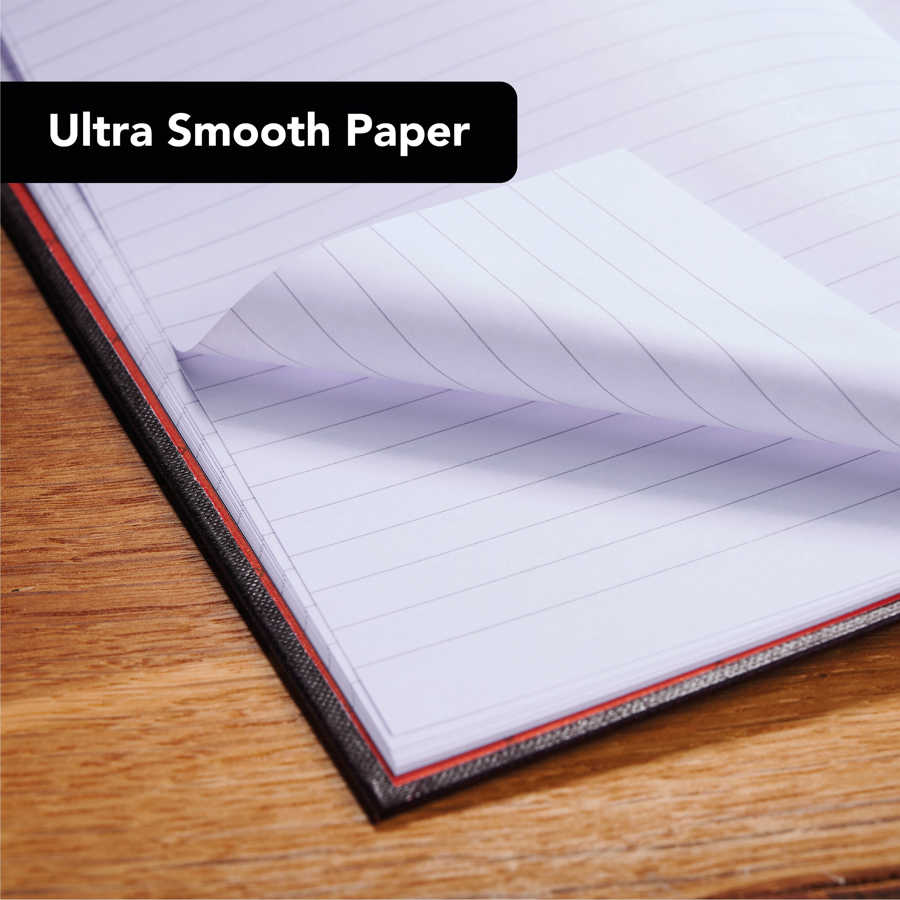 Black n' Red Casebound Hardback A-Z Notebook 192 Pages A5 – (Pack of 5)