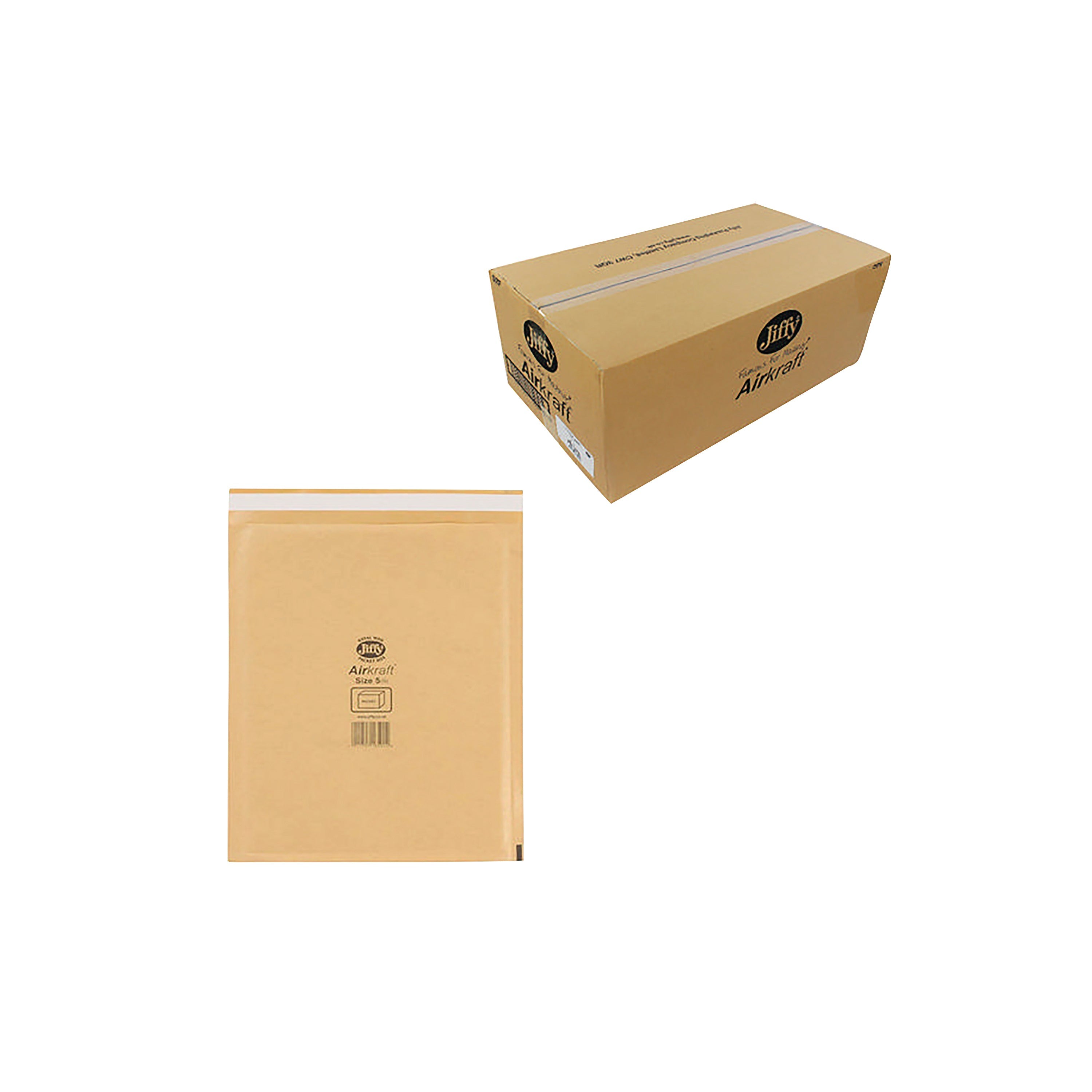 AIRKRAFT Size 5 Bubble Lined Mailer Gold – (Pack of 100)
