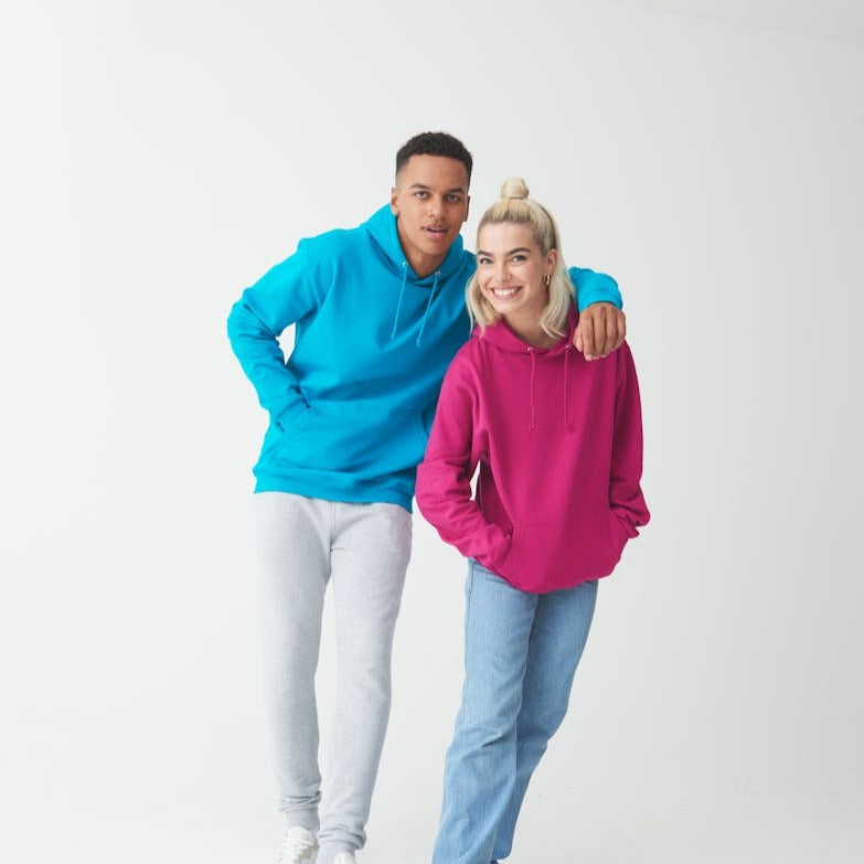 8 Personalised Embroidered/Printed Hoodies with Free Logo