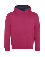 Just Hoods by AWDis Kids Varsity Hoodie - JH003B - thumbnail 8