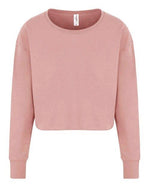 Just Hoods by AWDis Ladies Cropped Sweat - thumbnail 3