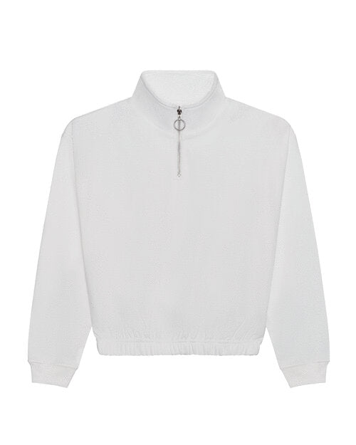 Just Hoods by AWDis Womens Cropped 1/4 Zip Sweat - JH037F