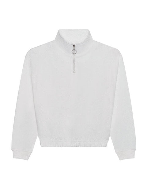 Just Hoods by AWDis Womens Cropped 1/4 Zip Sweat - JH037F