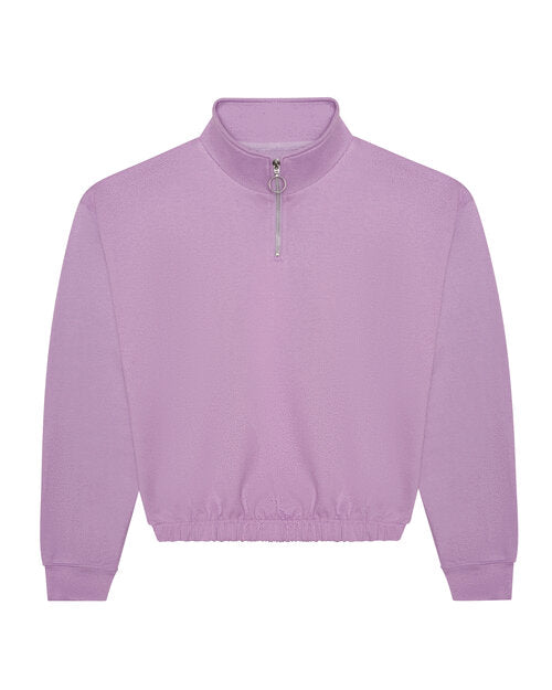Just Hoods by AWDis Womens Cropped 1/4 Zip Sweat - JH037F