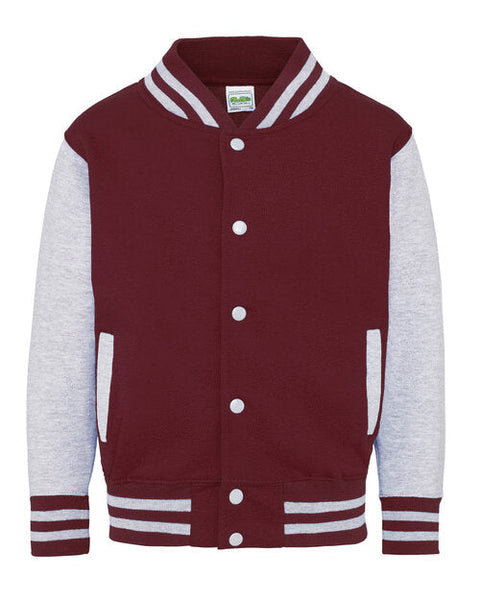 Just Hoods by AWDis Kids Varsity Jacket - JH043B