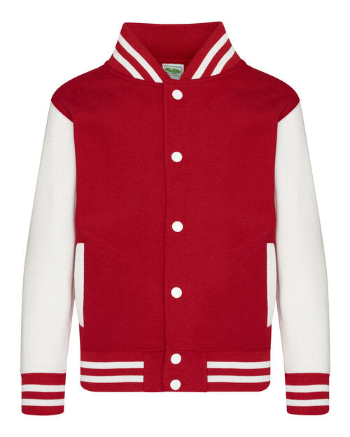 Just Hoods by AWDis Kids Varsity Jacket - JH043B
