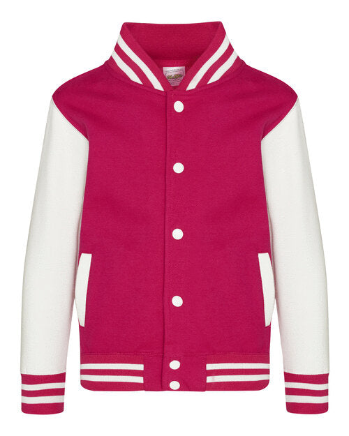 Just Hoods by AWDis Kids Varsity Jacket - JH043B