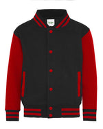 Just Hoods by AWDis Kids Varsity Jacket - JH043B - thumbnail 6