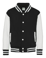 Just Hoods by AWDis Kids Varsity Jacket - JH043B - thumbnail 8