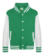 Just Hoods by AWDis Kids Varsity Jacket - JH043B - thumbnail 9