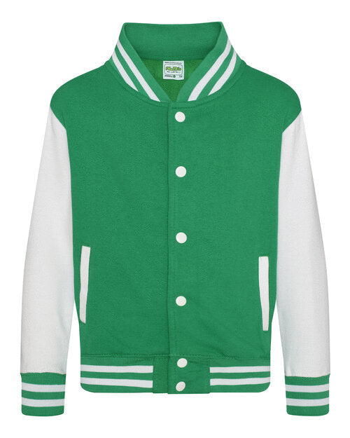 Just Hoods by AWDis Kids Varsity Jacket - JH043B