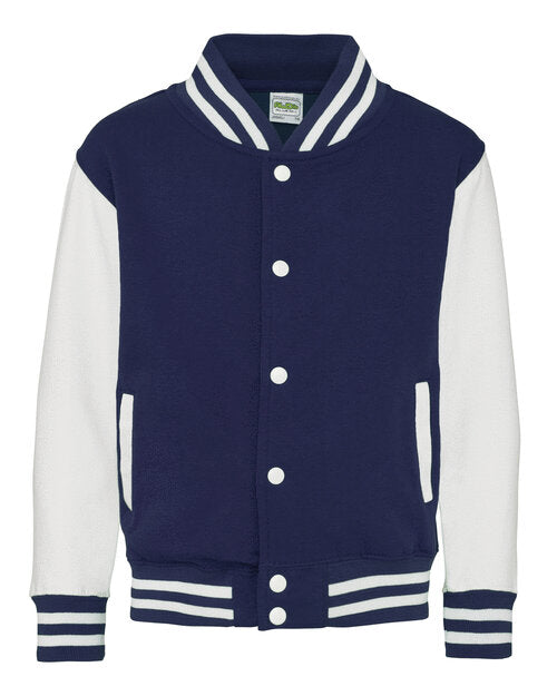 Just Hoods by AWDis Kids Varsity Jacket - JH043B