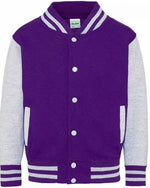 Just Hoods by AWDis Kids Varsity Jacket - JH043B - thumbnail 14