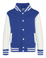 Just Hoods by AWDis Kids Varsity Jacket - JH043B - thumbnail 2