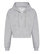 Just Hoods by AWDis Womens Fashion Crop Zoodie - JH065 - thumbnail 5