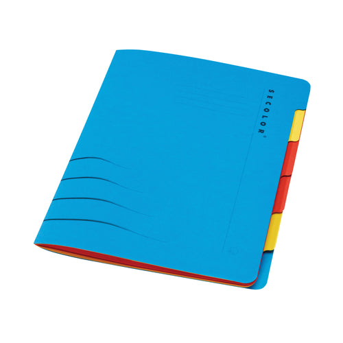 Jalema Secolor Sixtab 6-Part File A4 Blue – (Pack of 5)