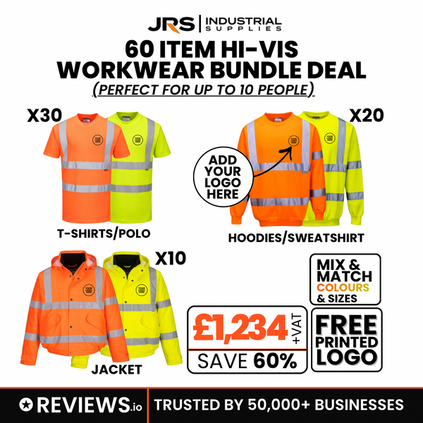60 Item Hi-Vis Printed Workwear Bundle