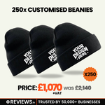250x Embroidered Beanie Hats Bundle Deal - thumbnail 1