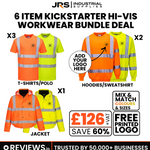 6 Item Kickstarter Hi-Vis Printed Workwear Bundle - thumbnail 1