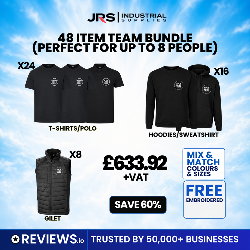 48 Item Personalised Workwear Bundle Deal