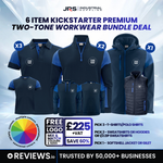 6 Item Kickstarter Premium Embroidered Two-Tone Workwear Bundle Deal - thumbnail 1
