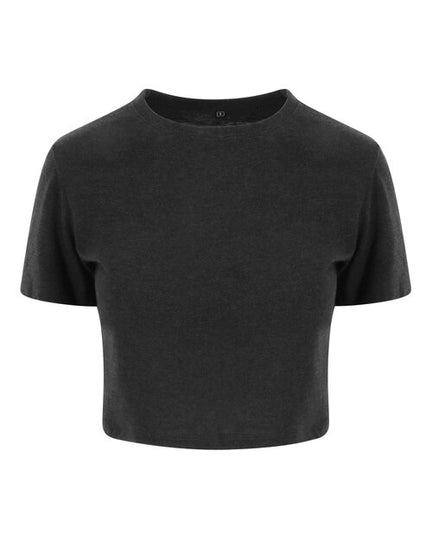 Just Tees Womens Tri-Blend Cropped T - JT006M