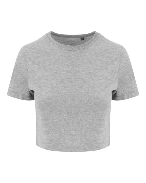 Just Tees Womens Tri-Blend Cropped T - JT006M