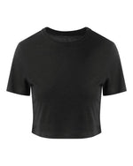 Just Tees Womens Tri-Blend Cropped T - JT006M