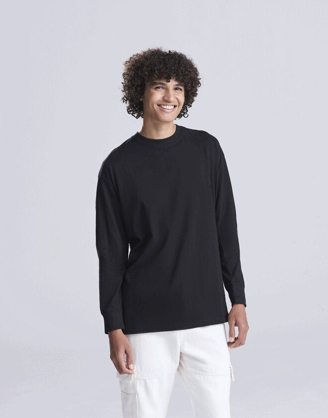 Just Tees Oversize 100 Long Sleeve T - JT019M
