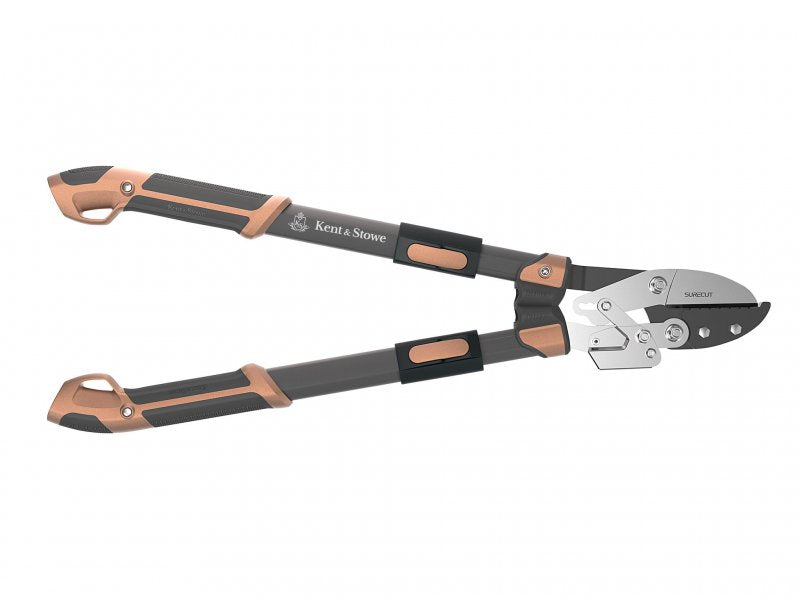 Kent & Stowe SureCut Extra Power Hard Wood Ratchet Anvil Loppers