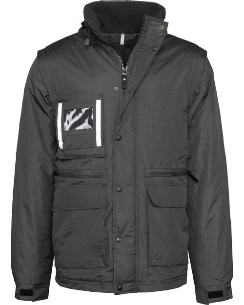 Kariban Workwear Parka With Detachable Sleeves - K6106M