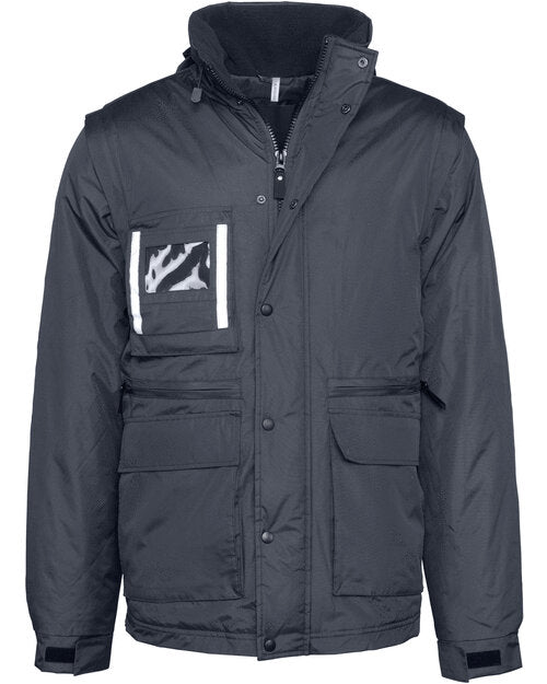 Kariban Workwear Parka With Detachable Sleeves - K6106M