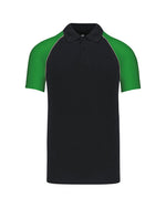 Kariban Baseball Polo Shirt - KB226M - thumbnail 2