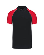 Kariban Baseball Polo Shirt - KB226M - thumbnail 3