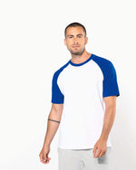 Kariban Contrast Baseball T-Shirt - KB330M - thumbnail 1