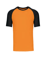 Kariban Contrast Baseball T-Shirt - KB330M - thumbnail 3