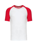 Kariban Contrast Baseball T-Shirt - KB330M - thumbnail 7